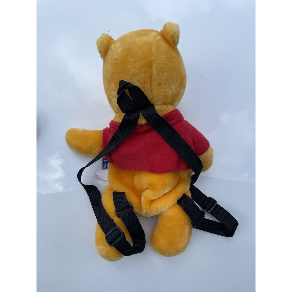 Vintage Disney Winnie The Pooh Plush Backpack Bag 16” LNC HTF - Picture 5 of 7